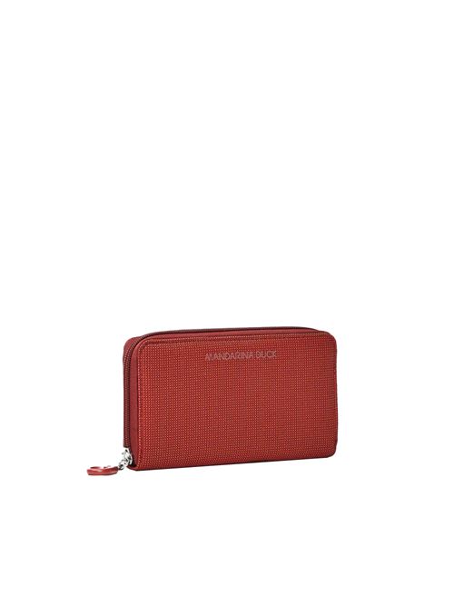 MD20 wallet zip around MANDARINA DUCK | P10QMPN1SCHERRY TOMATO